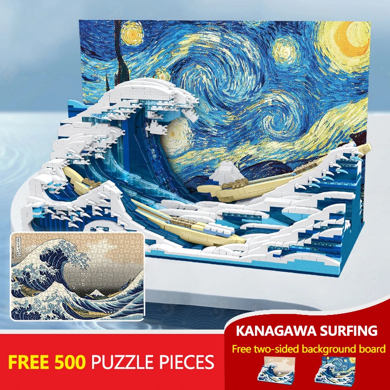 1830 шт. Япония Hokusai большая волна Kanagawa серфинг MOC Строительные блоки DIY модельный комплект строительные блоки игрушки для детей подарок
1830 шт. Япония Hokusai большая волна Kanagawa серфинг MOC Строительные блоки DIY модельный комплект строительные блоки игрушки для детей подарок