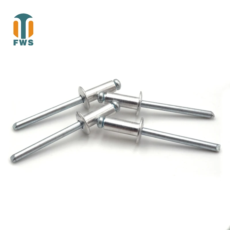 50 PCS DIN EN ISO 15979 GB /T 12618.2 Aluminum M4.8 6-12mm Open End Blind Rivets With Protruding Head For Furniture Airplane
50 PCS DIN EN ISO 15979 GB /T 12618.2 Aluminum M4.8 6-12mm Open End Blind Rivets With Protruding Head For Furniture Airplane