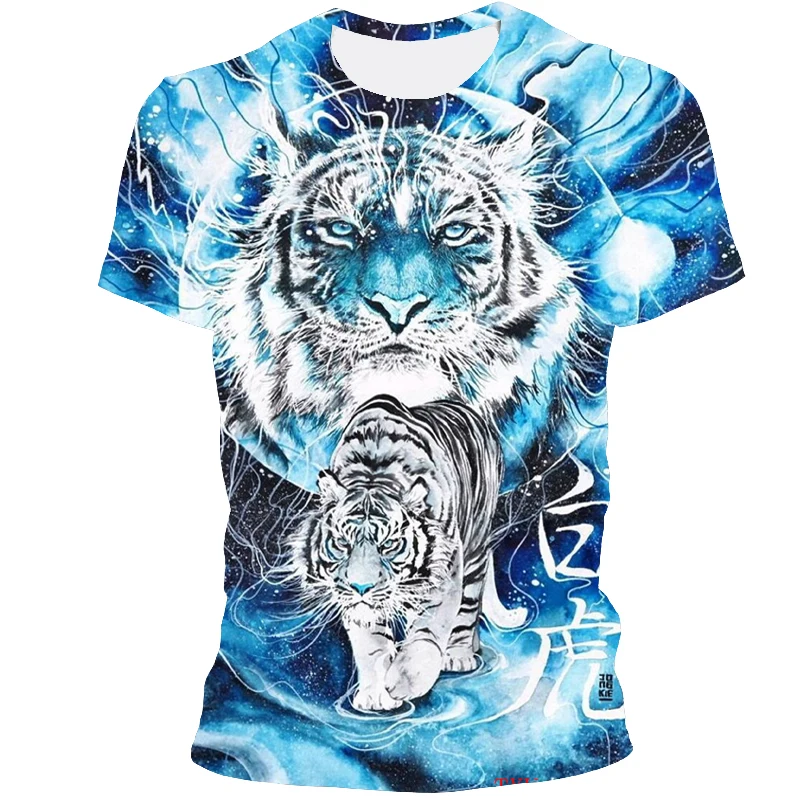 2021 summer boy animal tiger t-shirt cool 3D printing boy girl streetwear fashion round neck top
2021 summer boy animal tiger t-shirt cool 3D printing boy girl streetwear fashion round neck top