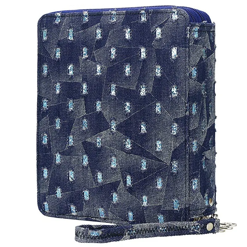 127 Slots Colored Pencil Case Oxford Fabric Pen Case with Compartments Pencil Holder for Watercolor Pencils(Denim Blue)
127 Slots Colored Pencil Case Oxford Fabric Pen Case with Compartments Pencil Holder for Watercolor Pencils(Denim Blue)