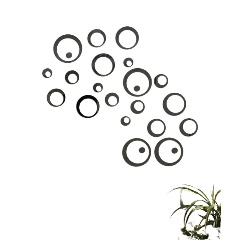 24PCS 3D Mirror Acrylic Wall Sticker Creative Circle Ring Bedroom Decors for Family Decoration Adhesive Home Decal
24PCS 3D Mirror Acrylic Wall Sticker Creative Circle Ring Bedroom Decors for Family Decoration Adhesive Home Decal