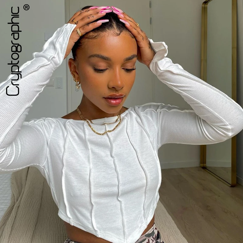 Cryptographic Round Neck Long Sleeve Spring Autumn Women Cropped Tops T-Shirts Elegant Edible Tree Fungus Top Tees Clothes
Cryptographic Round Neck Long Sleeve Spring Autumn Women Cropped Tops T-Shirts Elegant Edible Tree Fungus Top Tees Clothes