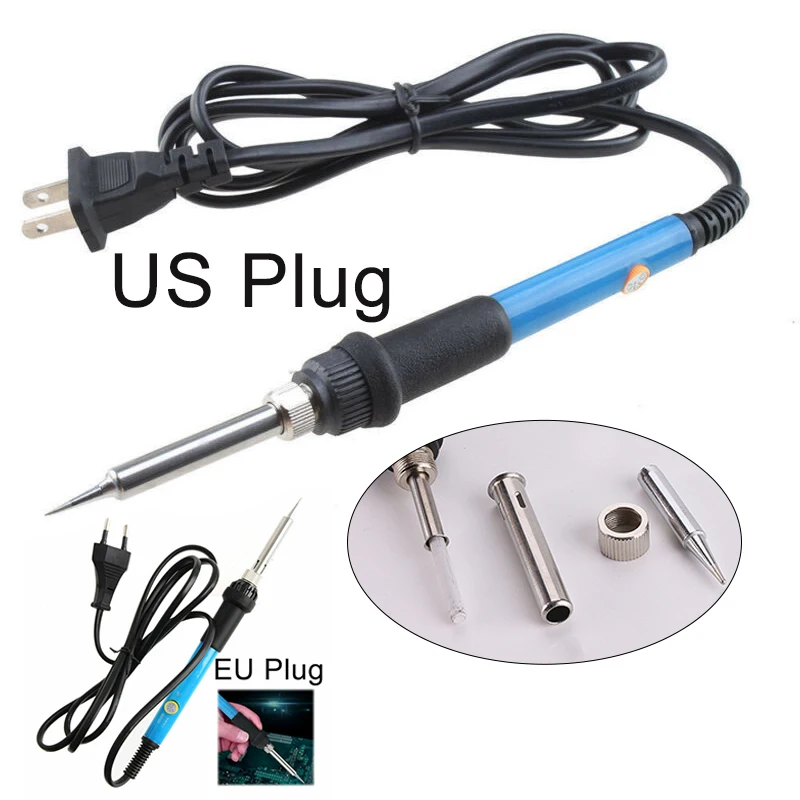 Tip For Soldering Iron Soldering Tips Welding Equipment Handle Kit Solder Tool Kits Adjustable Temperature 110V / 220V 60W
Tip For Soldering Iron Soldering Tips Welding Equipment Handle Kit Solder Tool Kits Adjustable Temperature 110V / 220V 60W