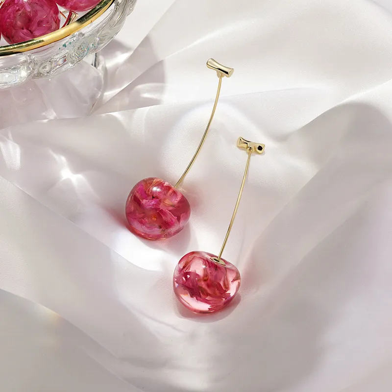 2021 New Arrival Dominated Acrylic fashion Geometric fine Women Drop Earrings contracted sweet cherry modelling long earrings
2021 New Arrival Dominated Acrylic fashion Geometric fine Women Drop Earrings contracted sweet cherry modelling long earrings