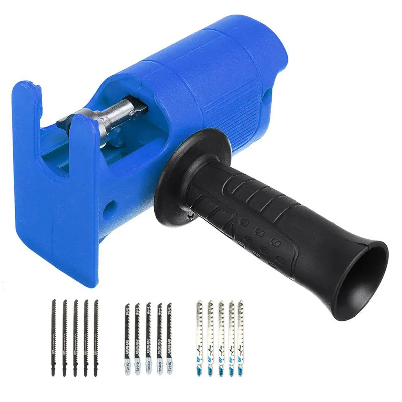 Reciprocating Saw Attachment Adapter Change Electric Drill Into Reciprocating Saw For Wood Metal Cutting Hand Tool
Reciprocating Saw Attachment Adapter Change Electric Drill Into Reciprocating Saw For Wood Metal Cutting Hand Tool