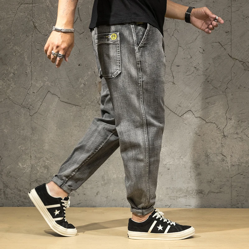 Spring Summer Oversized jeans Jeans Men Loose Ankle-length Fashion Casual Harem Denim Jeans Homme Retro Straight Man Jeans 34-46
Spring Summer Oversized jeans Jeans Men Loose Ankle-length Fashion Casual Harem Denim Jeans Homme Retro Straight Man Jeans 34-46