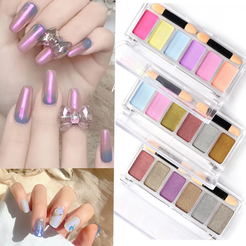 Nail Powder Aurora Chorms 6Colors/Kits Dust ,Holo Laser Soild Manicure DIY Powder Eye shadow 3Model Can Choose Make up Powder&FT
Nail Powder Aurora Chorms 6Colors/Kits Dust ,Holo Laser Soild Manicure DIY Powder Eye shadow 3Model Can Choose Make up Powder&FT