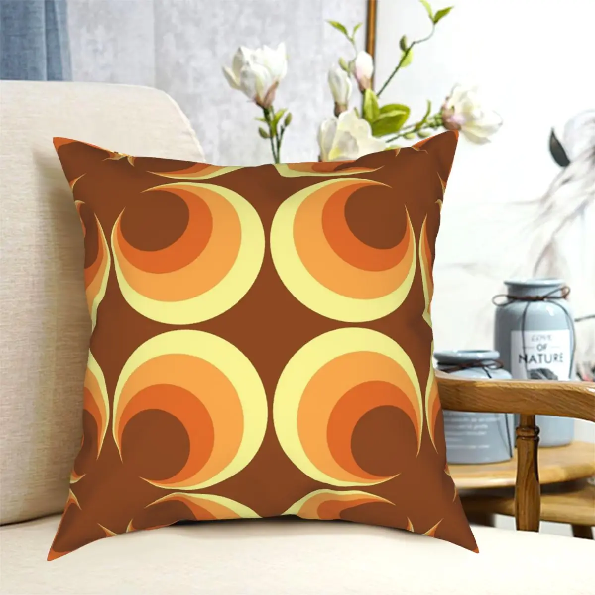 70's Starburst Square Pillowcase Polyester Pattern Decorative Throw Pillow Case for Car Cushion Cover
70's Starburst Square Pillowcase Polyester Pattern Decorative Throw Pillow Case for Car Cushion Cover