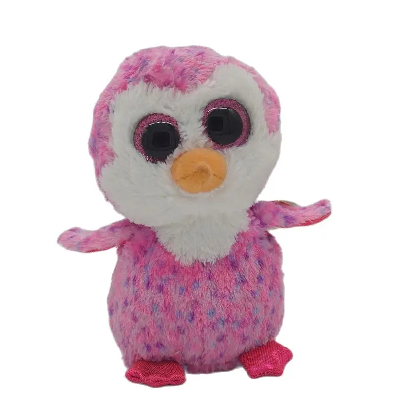 15 CM Ty Beanie Boos Big Eyes Purple Spotted Pink-Eyed Penguin Soft Plush Toy Stuffed Animal Doll Cute Christmas Gift for Kids
15 CM Ty Beanie Boos Big Eyes Purple Spotted Pink-Eyed Penguin Soft Plush Toy Stuffed Animal Doll Cute Christmas Gift for Kids