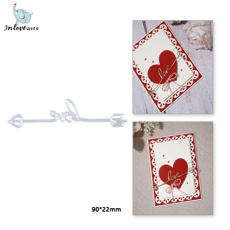 InLoveArts Craft Dies Love Arrow Metal Cutting Dies Cut For Letter Scrapbooking Photo Album Decoration DIY Cards Making Stencils
InLoveArts Craft Dies Love Arrow Metal Cutting Dies Cut For Letter Scrapbooking Photo Album Decoration DIY Cards Making Stencils