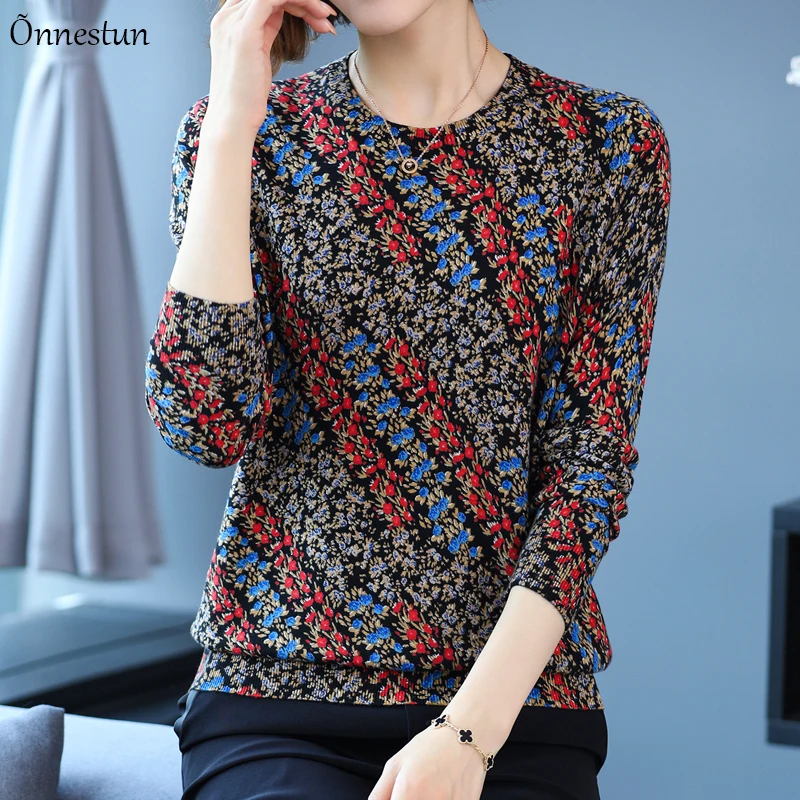 Print Sweater Women Autumn Korean Fashion Women Clothing Pullover Long Sleeve Top Pull Femme High Quality Women's Sweaters
Print Sweater Women Autumn Korean Fashion Women Clothing Pullover Long Sleeve Top Pull Femme High Quality Women's Sweaters