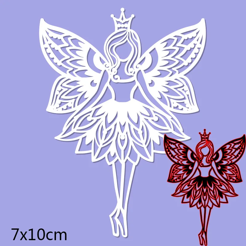 Crown Butterfly Girl Metal Cut Dies Stencils for Scrapbooking Stamp/Photo Album Decorative Embossing DIY Paper Cards
Crown Butterfly Girl Metal Cut Dies Stencils for Scrapbooking Stamp/Photo Album Decorative Embossing DIY Paper Cards