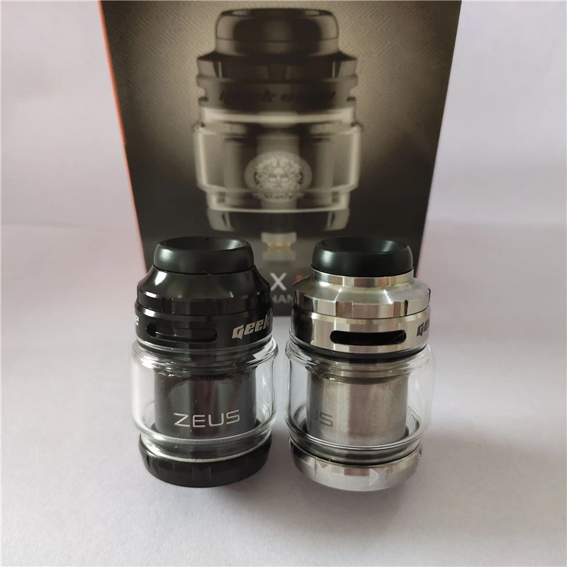 

2020 Newest Zeus X Mesh RTA 25mm 4.5ml Tank Leakproof Top Airflow System Atomizer with Mesh Modular Build Deck vape Tank