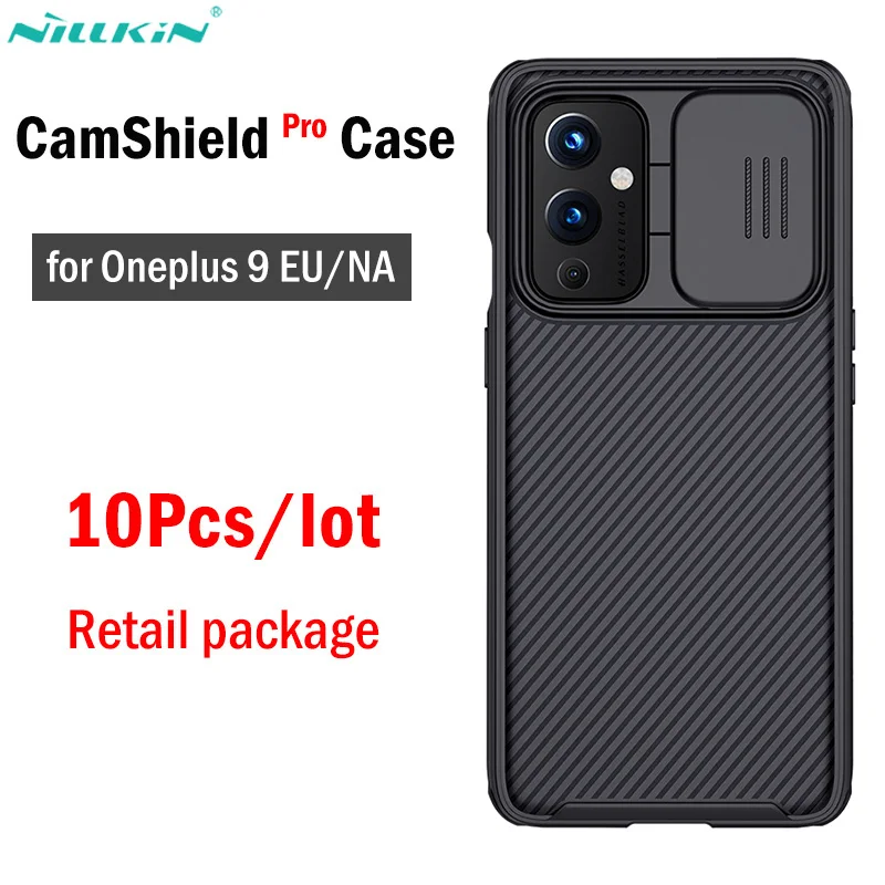 

10Pcs/lot Wholesales Nillkin CamShield Pro Case for Oneplus 9 EU/NA Case Cover Slide Camera Lens Protection Case