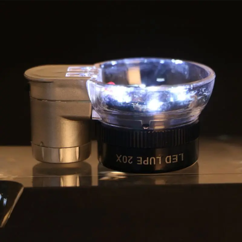 1pc 6 LED Illuminated 20X Jewelers Loupe Magnifier Best for Jewelry Diamonds Gems
1pc 6 LED Illuminated 20X Jewelers Loupe Magnifier Best for Jewelry Diamonds Gems