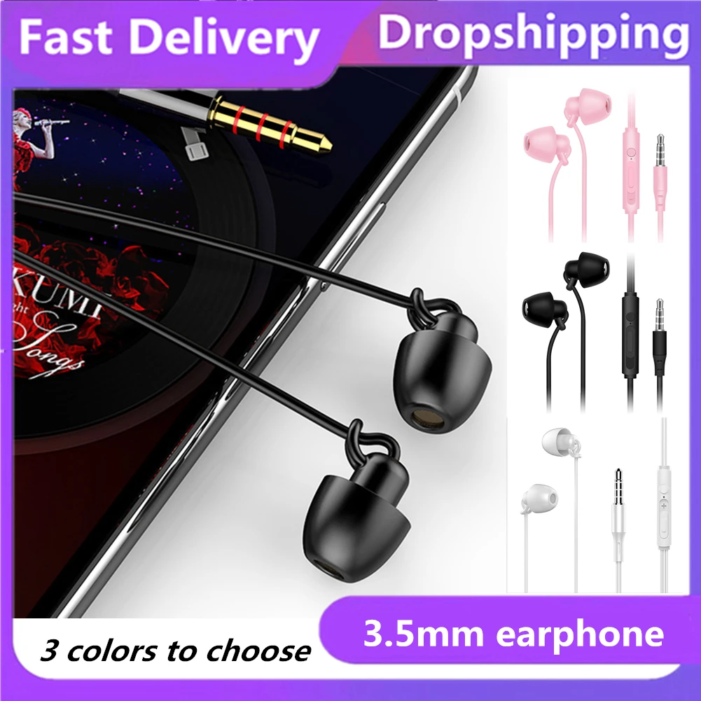 SALE 3.5mm Wired Headphones in-ear earphone Portable 3-Level Earphone with Microphone Volume Control 3 Colors made of silicone
SALE 3.5mm Wired Headphones in-ear earphone Portable 3-Level Earphone with Microphone Volume Control 3 Colors made of silicone