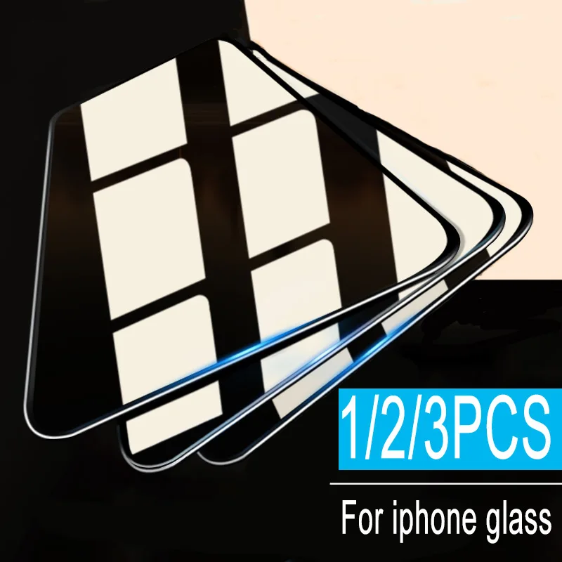 Защитное стекло закаленное для iPhone 11 Pro/X/XR/XS Max/7/8/6/6s Plus/XR|Защитные стёкла и плёнки