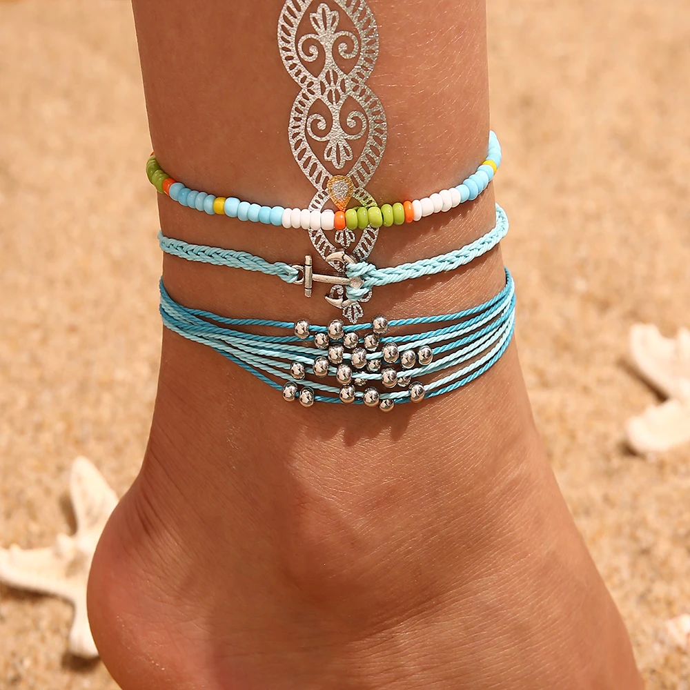 Bohemian Starfish Beads Stone Anklets for Women BOHO Gold Silver Color Chain Bracelet on Leg Beach Ankle Jewelry NEW Gifts
Bohemian Starfish Beads Stone Anklets for Women BOHO Gold Silver Color Chain Bracelet on Leg Beach Ankle Jewelry NEW Gifts