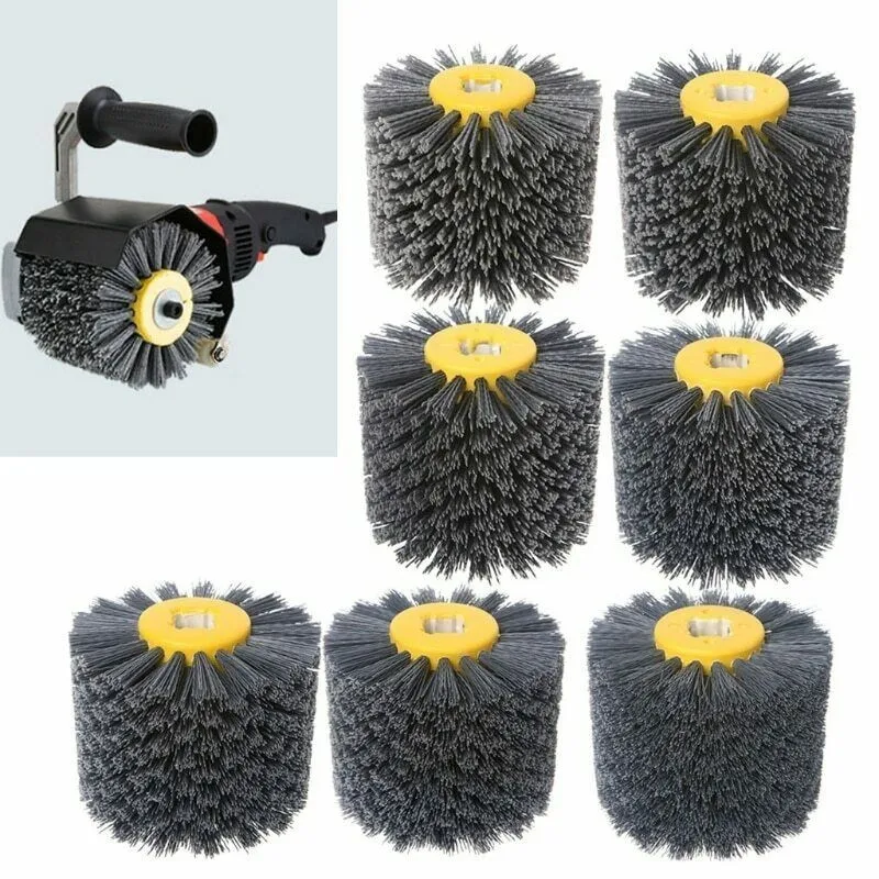 120*100*19mm Nylon Abrasive Wire Drum Polishing Wheel Electric Brush For Woodworking Metalworking 80/120/180/240/320high Quality
120*100*19mm Nylon Abrasive Wire Drum Polishing Wheel Electric Brush For Woodworking Metalworking 80/120/180/240/320high Quality