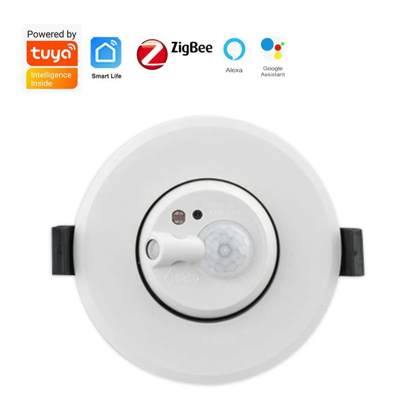 ZigBee 3.0 Smart Led Ceiling-mounted Human Presence Sensor Human Body Motion Detection Sensor Work With Zigbee Smart Gateway
ZigBee 3.0 Smart Led Ceiling-mounted Human Presence Sensor Human Body Motion Detection Sensor Work With Zigbee Smart Gateway