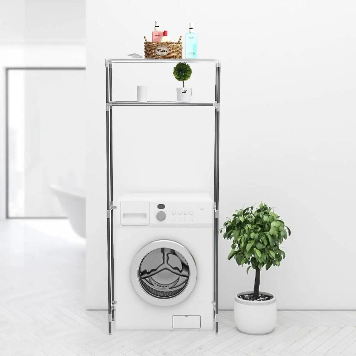 Over The Rack Stainless Steel Toilet Cabinet Shelving Kitchen Washing Machine Rack Bathroom Space Saver Shelf Organizer Holder
Over The Rack Stainless Steel Toilet Cabinet Shelving Kitchen Washing Machine Rack Bathroom Space Saver Shelf Organizer Holder