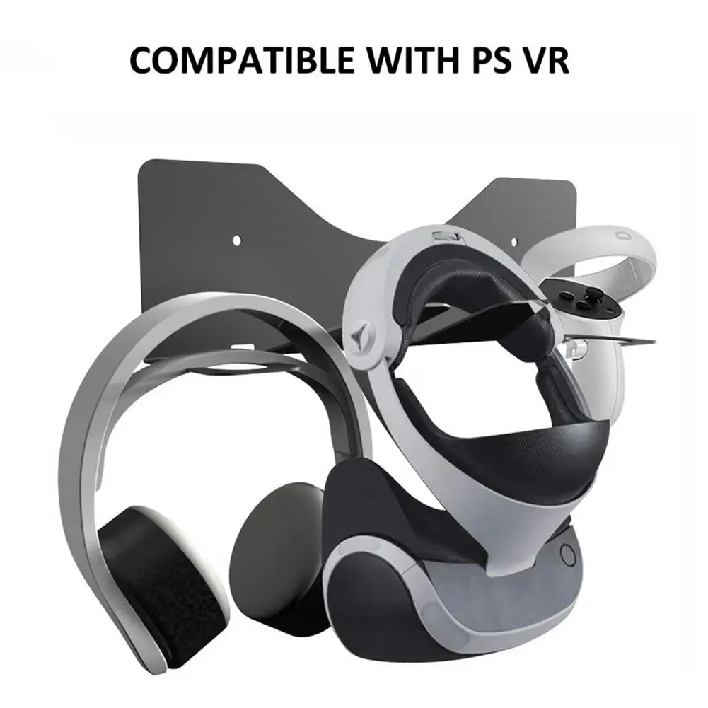 Настенный держатель для Oculus Quest 2 VR подставка гарнитуры/контроллера Rift-S полка