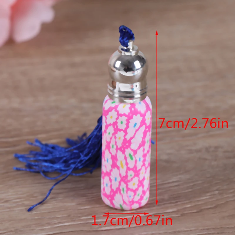1pc Polymer Clay Roller Essential Oil Bottle Many Patterns Glass Perfume Roll On Bottle With Glass And Metal Ball Hot Random
1pc Polymer Clay Roller Essential Oil Bottle Many Patterns Glass Perfume Roll On Bottle With Glass And Metal Ball Hot Random