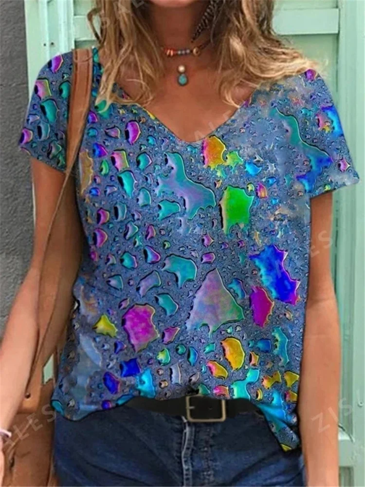 omen Loose Flower Plant Scenery Printed T-shirt Short Sleeve Tops V-neck Casual Blouse Summer Fashion
omen Loose Flower Plant Scenery Printed T-shirt Short Sleeve Tops V-neck Casual Blouse Summer Fashion