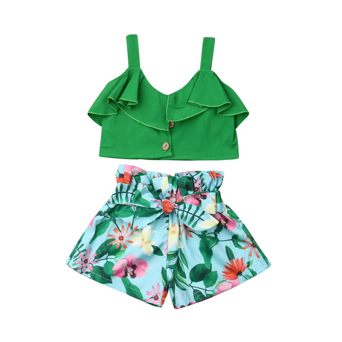 Toddler Baby Girls 1-6Y Clothes Sets Green Vest Crop Tops Short Pants Outfits Clothes
Toddler Baby Girls 1-6Y Clothes Sets Green Vest Crop Tops Short Pants Outfits Clothes