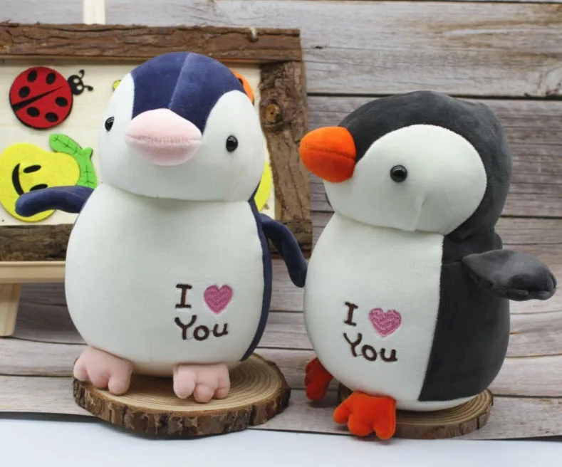 23cm Stuffed animal Lovely Penguin doll Soft Plush toys I love you heart shape toys Romantic Birthday Gift Room decoration toys
23cm Stuffed animal Lovely Penguin doll Soft Plush toys I love you heart shape toys Romantic Birthday Gift Room decoration toys