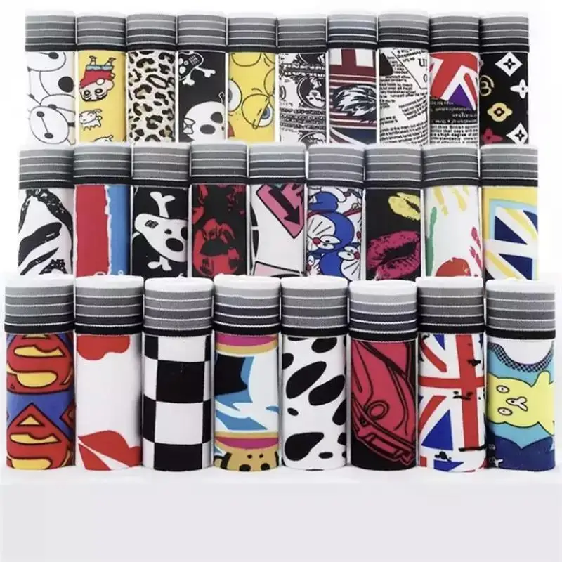 10pcs/Lot Men's Underwear Sexy Cartoon Anime Underwear Trend Fun Printing Soft Fabric Breathable Boxer Shorts Boxers for Men
10pcs/Lot Men's Underwear Sexy Cartoon Anime Underwear Trend Fun Printing Soft Fabric Breathable Boxer Shorts Boxers for Men