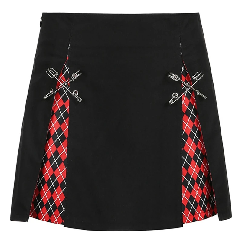 Women Gothic Punk Black Velvet Bodycon Mini Skirt High Waist Split Hem Hook Eye Buckle A-Line Slim Fit Package Hip Harajuku Stre
Women Gothic Punk Black Velvet Bodycon Mini Skirt High Waist Split Hem Hook Eye Buckle A-Line Slim Fit Package Hip Harajuku Stre