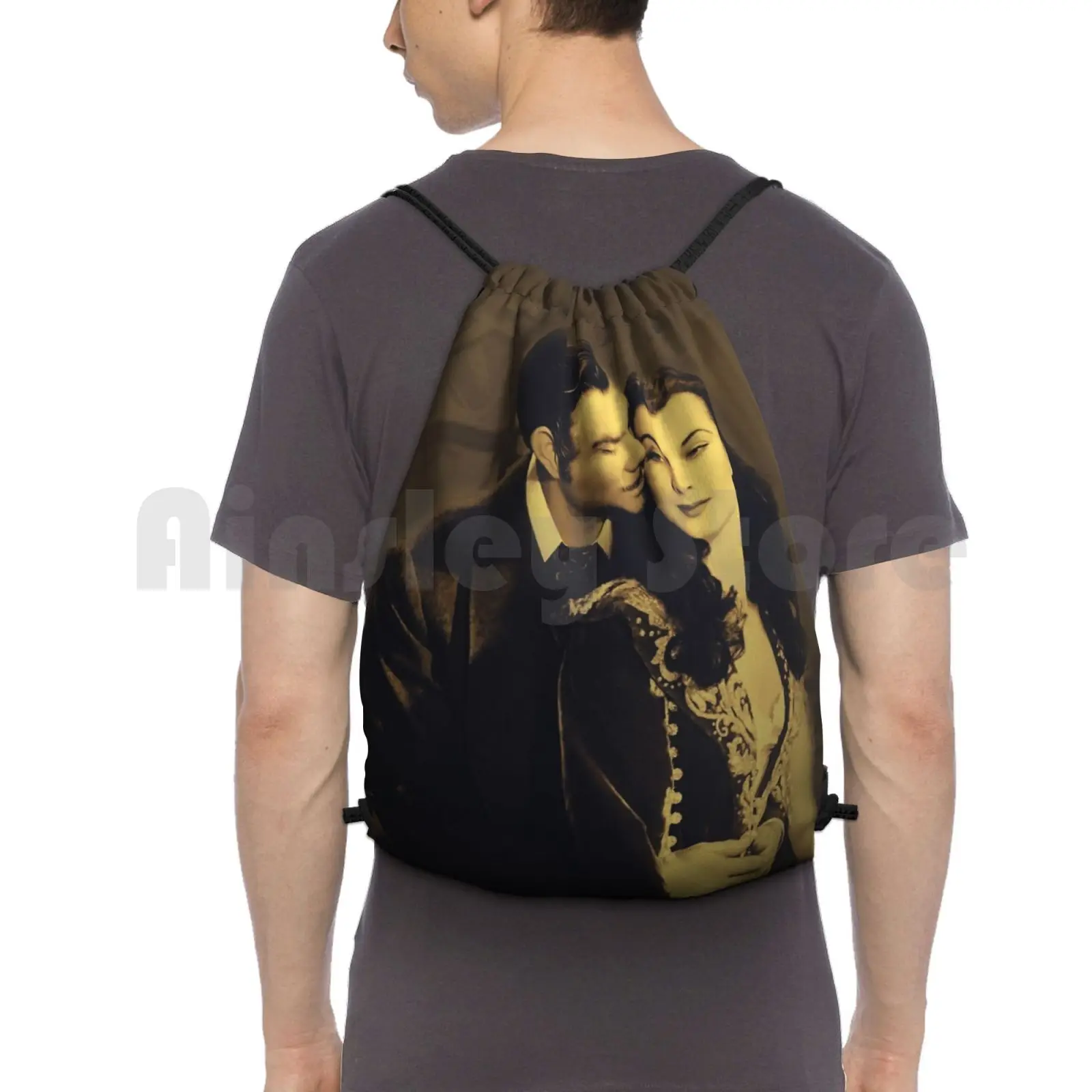 Gone With The Wind Backpack Drawstring Bags Gym Bag Waterproof Gone With The Wind Vivien Leigh Clark Gable Classic
Gone With The Wind Backpack Drawstring Bags Gym Bag Waterproof Gone With The Wind Vivien Leigh Clark Gable Classic