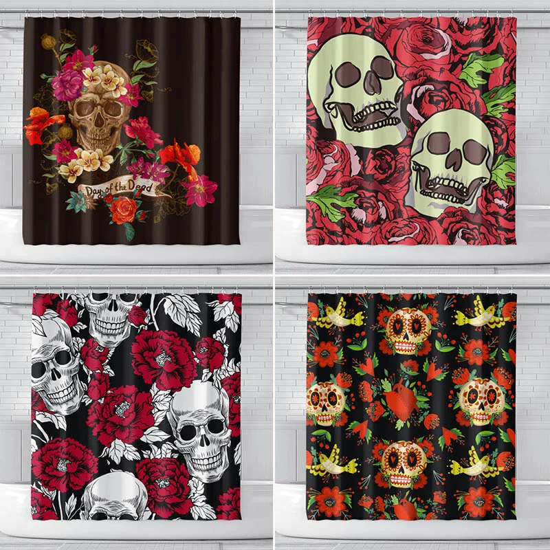Skeleton Bathroom Waterproof Shower Curtain Printing Bathtub Curtain Opaque Polyester Set De Cortinas Para El Baño
Skeleton Bathroom Waterproof Shower Curtain Printing Bathtub Curtain Opaque Polyester Set De Cortinas Para El Baño