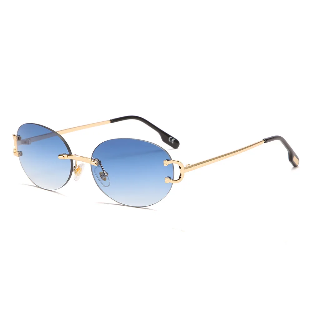 Evove Brand Women Sunglasses Oval Sun Glasses for Female Rimless Tint Lens Gradient Color Vintage Steampunk
Evove Brand Women Sunglasses Oval Sun Glasses for Female Rimless Tint Lens Gradient Color Vintage Steampunk