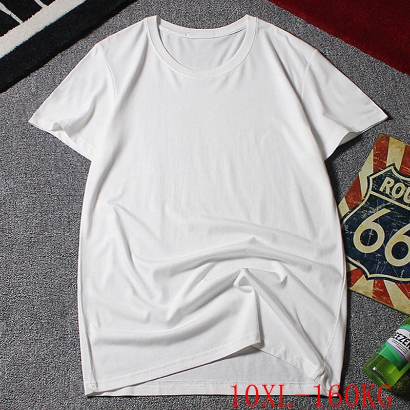 Summer men's plus size T-shirt 6XL-10XL fashion plus size men's round neck short sleeve pure cotton pure color casual T-shirt
Summer men's plus size T-shirt 6XL-10XL fashion plus size men's round neck short sleeve pure cotton pure color casual T-shirt