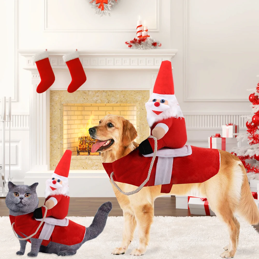 Big Dog Clothes Cat Pet Supplies Horse Riding Clothes Funny Christmas Costume For Small Medium Sized Pet Xmas Pet Accessories
Big Dog Clothes Cat Pet Supplies Horse Riding Clothes Funny Christmas Costume For Small Medium Sized Pet Xmas Pet Accessories