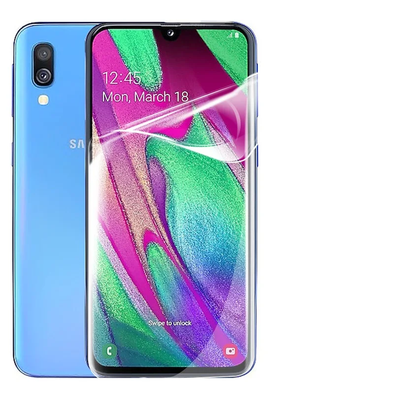Full Coverage Screen Hydrogel Film on for Samsung Galaxy A40 A40S Protector Protective Not Tempered Glass
Full Coverage Screen Hydrogel Film on for Samsung Galaxy A40 A40S Protector Protective Not Tempered Glass