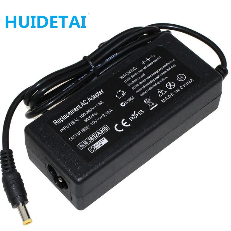 Зарядное устройство для Samsung GT8750XT, GT8750XV, GT8800, GT8800XT, 19 в, 3,16 А, 60 Вт
Зарядное устройство для Samsung GT8750XT, GT8750XV, GT8800, GT8800XT, 19 в, 3,16 А, 60 Вт