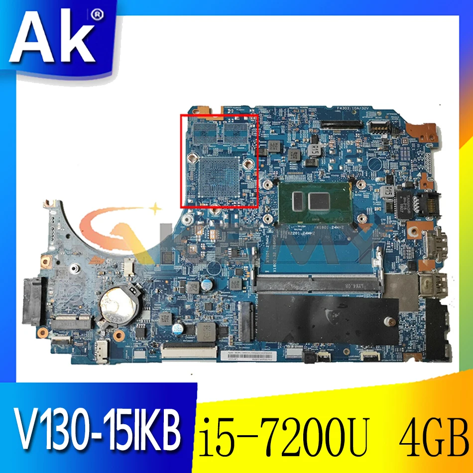 Для Lenovo V130-15IKB Материнская плата ноутбука LV315KB MB 17870-3 м 448.0DC05.003M процессор i5 7200U 4 Гб оперативная память 100% работающая материнская плата
Для Lenovo V130-15IKB Материнская плата ноутбука LV315KB MB 17870-3 м 448.0DC05.003M процессор i5 7200U 4 Гб оперативная память 100% работающая материнская плата