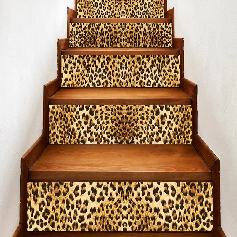 3D Leopard Stairs Stair Rising Board Floor Sticker Self Adhesive DIY Stairs Waterproof PVC Wall Decal Home Decoration 
3D Leopard Stairs Stair Rising Board Floor Sticker Self Adhesive DIY Stairs Waterproof PVC Wall Decal Home Decoration