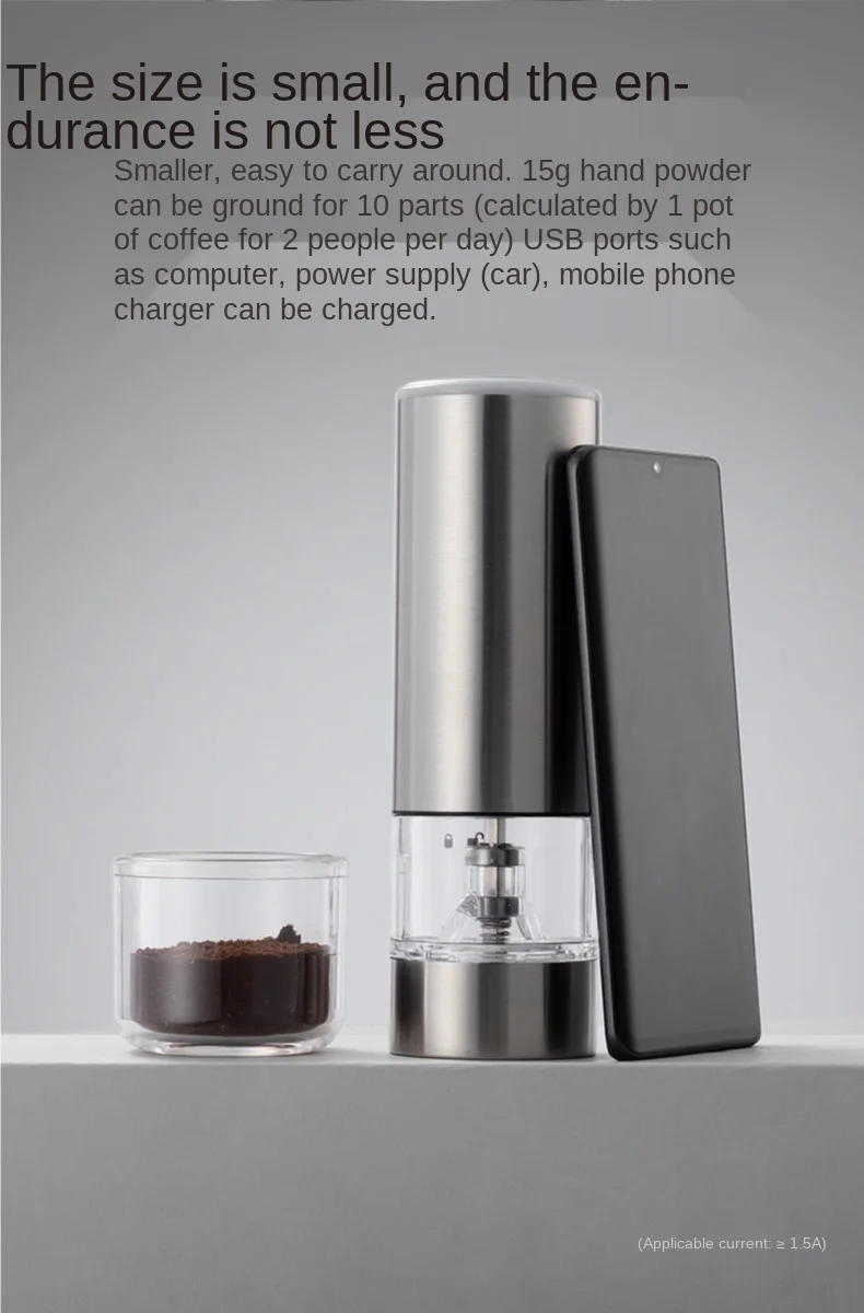 zq Electric Grinder Small Coffee Bean Grinder Portable Grinder Hand-Made Household Coffee Machine
zq Electric Grinder Small Coffee Bean Grinder Portable Grinder Hand-Made Household Coffee Machine