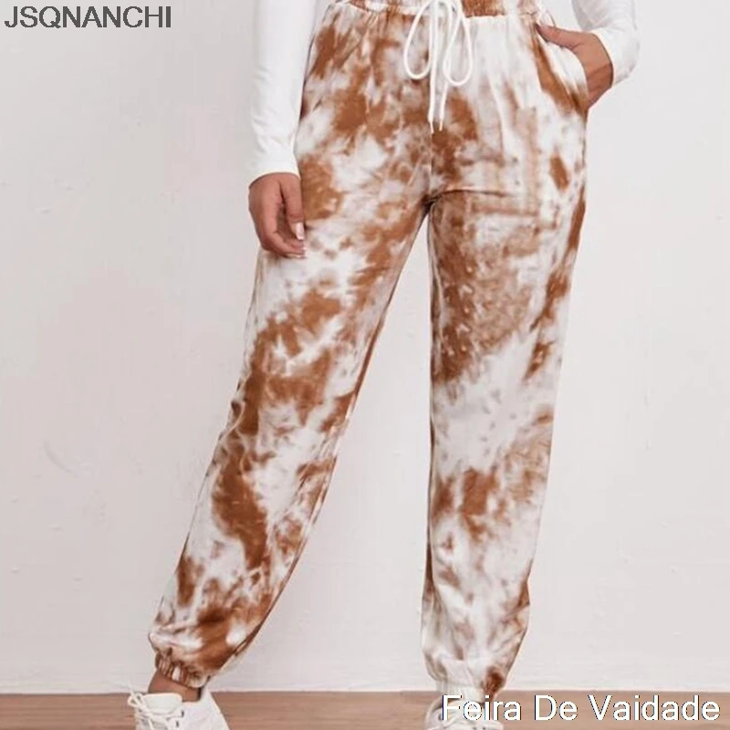 New Casual Loose Tie Dye Print Women Wide Leg Yoga Pants Lace Up Fitness Plus Size Trouser High Waist Female Patchwork Pant
New Casual Loose Tie Dye Print Women Wide Leg Yoga Pants Lace Up Fitness Plus Size Trouser High Waist Female Patchwork Pant