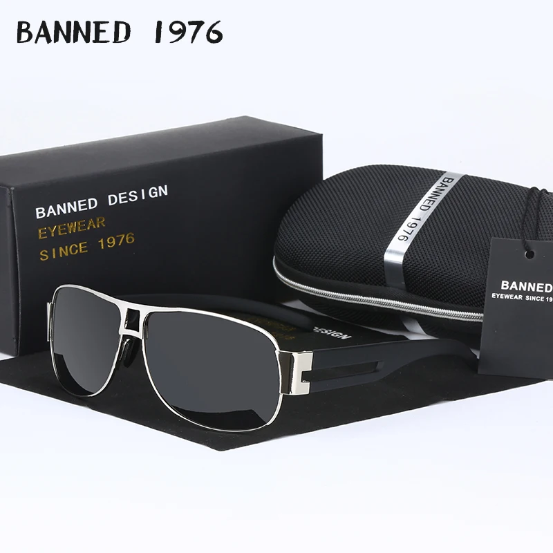 BANNED 1976 Brand Unisex Retro Aluminum Sunglasses Polarized Lens Vintage Eyewear Accessories Driving Sun Glasses For Men/Women
BANNED 1976 Brand Unisex Retro Aluminum Sunglasses Polarized Lens Vintage Eyewear Accessories Driving Sun Glasses For Men/Women