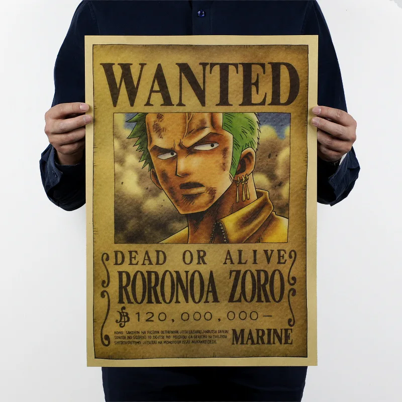 Bandai One Piece Anime Action Roronoa Zoro Vintage Posters Children Room Living Wall Decoration Anime Paintings Stickers Gift
Bandai One Piece Anime Action Roronoa Zoro Vintage Posters Children Room Living Wall Decoration Anime Paintings Stickers Gift