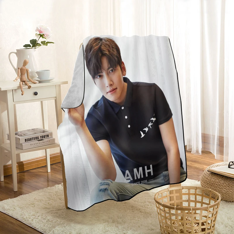 

New Arrival Ji Chang Wook Blankets Printing Soft Blanket Throw On Home/Sofa/Bedding Portable Adult Travel Cover Blanket