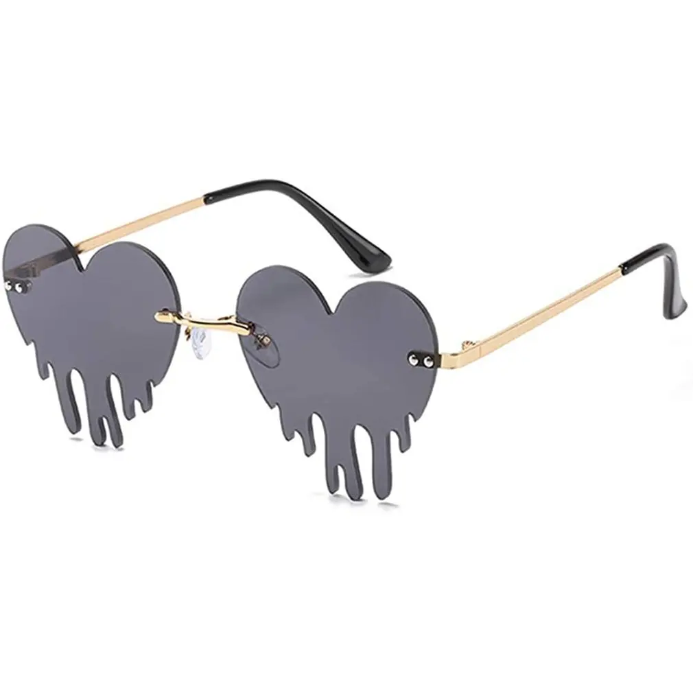 Unique Heart Rimless Sunglasses Women New Fashion Red Blue Tears Shape Sunglasses Female Vintage Eyewear UV400
Unique Heart Rimless Sunglasses Women New Fashion Red Blue Tears Shape Sunglasses Female Vintage Eyewear UV400