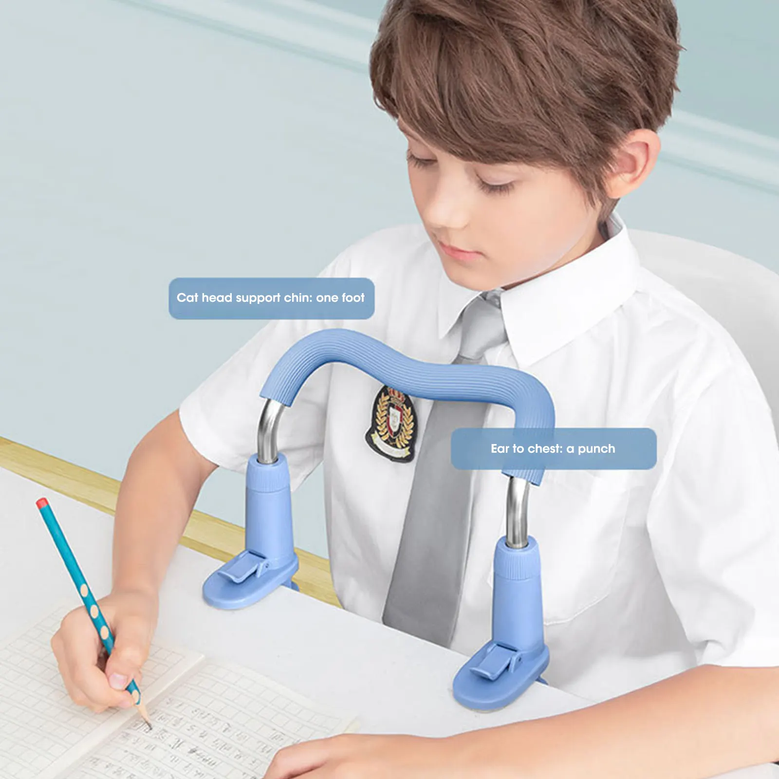 Sitting Posture Corrector Anti-Myopia Children Correction Device Sit Orthosis for Writing Reading Home School Office Supplies 
Sitting Posture Corrector Anti-Myopia Children Correction Device Sit Orthosis for Writing Reading Home School Office Supplies