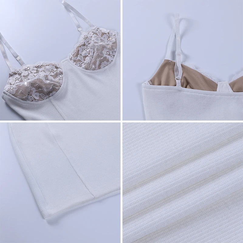 Women's Sexy Summer Lace Spaghetti Strap Dress Backless Ladies Casual Club Dress Sleeveless Bodycon Hip Dress for Female 2021
Women's Sexy Summer Lace Spaghetti Strap Dress Backless Ladies Casual Club Dress Sleeveless Bodycon Hip Dress for Female 2021