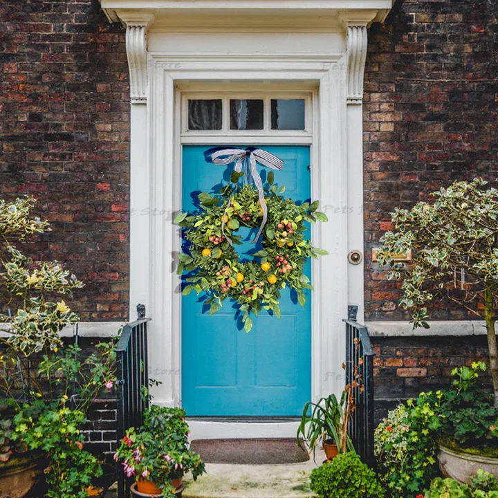 Plant garland lemon and begonia simulation European and American pastoral style decoration decoration wall hanging door pendant
Plant garland lemon and begonia simulation European and American pastoral style decoration decoration wall hanging door pendant